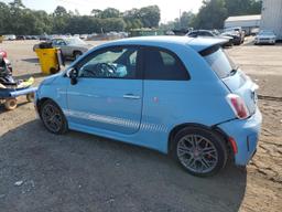 FIAT 500 ABARTH 2017 blue  gas 3C3CFFFH5HT542631 photo #3