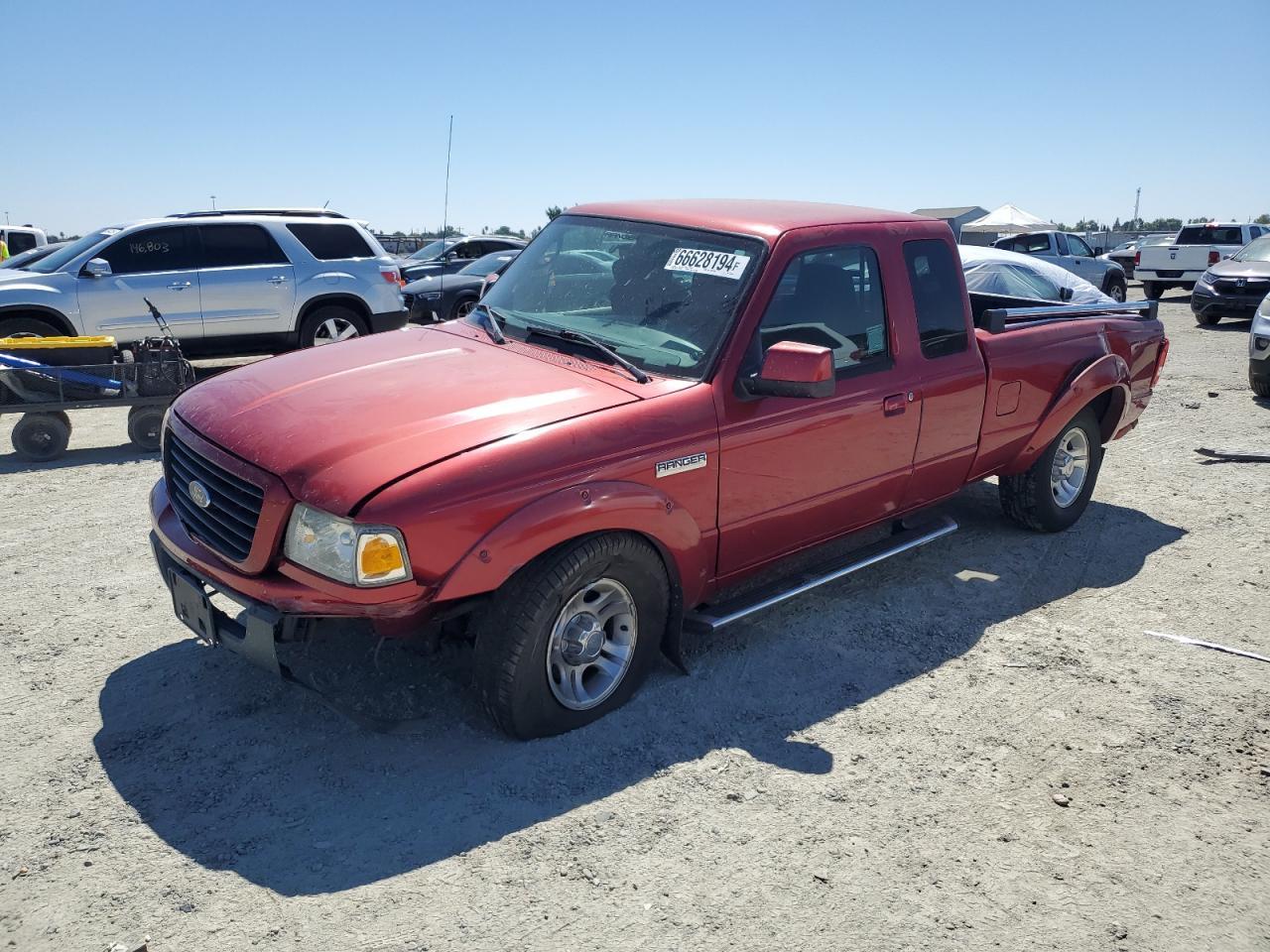 FORD RANGER SUP 2008 red  gas 1FTYR44UX8PA16545 photo #1