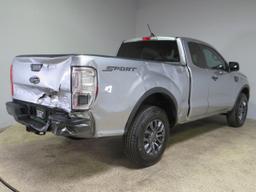 FORD RANGER XL 2021 silver  gas 1FTER1EH2MLD18075 photo #4