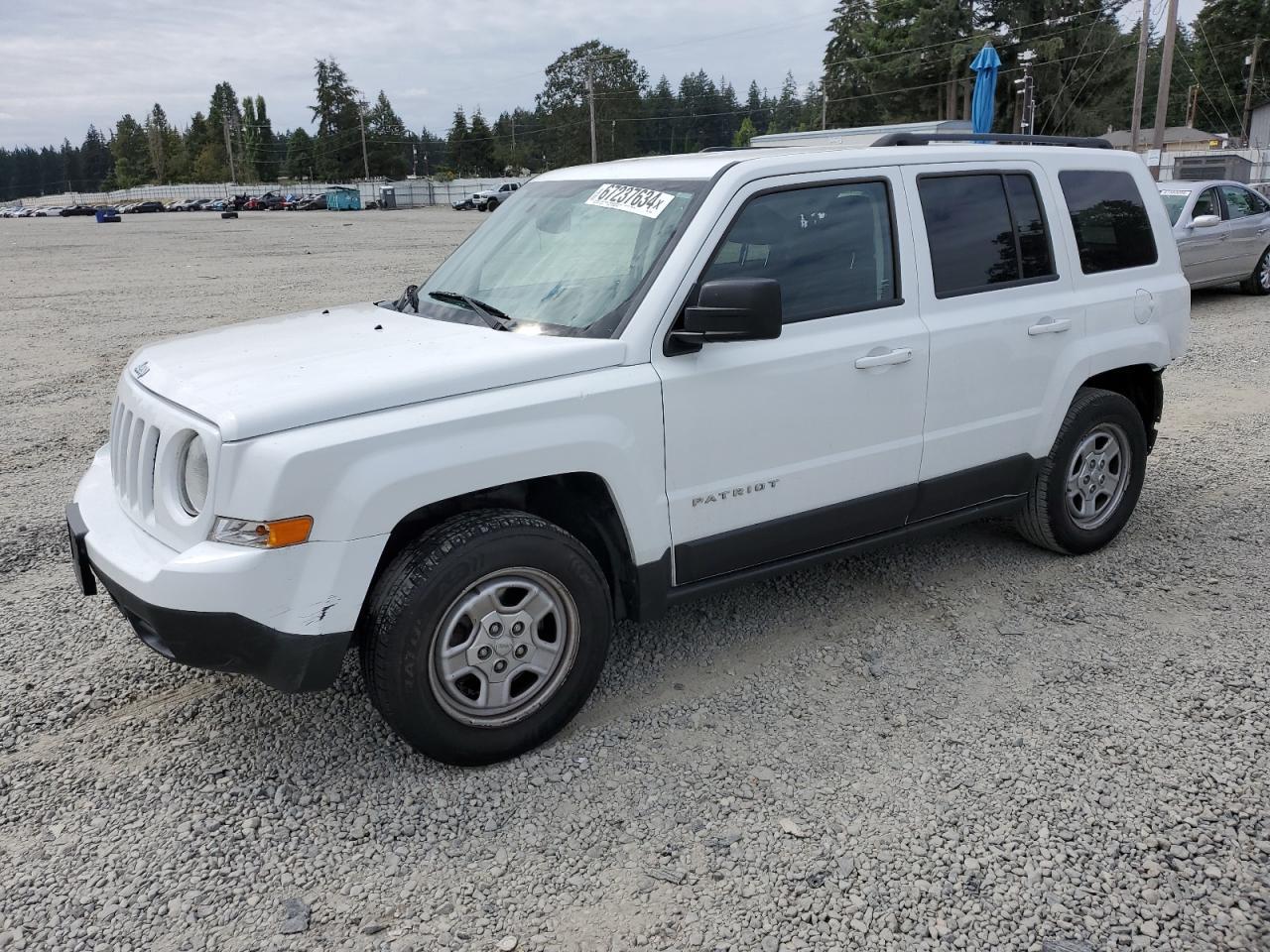 JEEP PATRIOT SP 2016 white  gas 1C4NJPBA0GD734688 photo #1