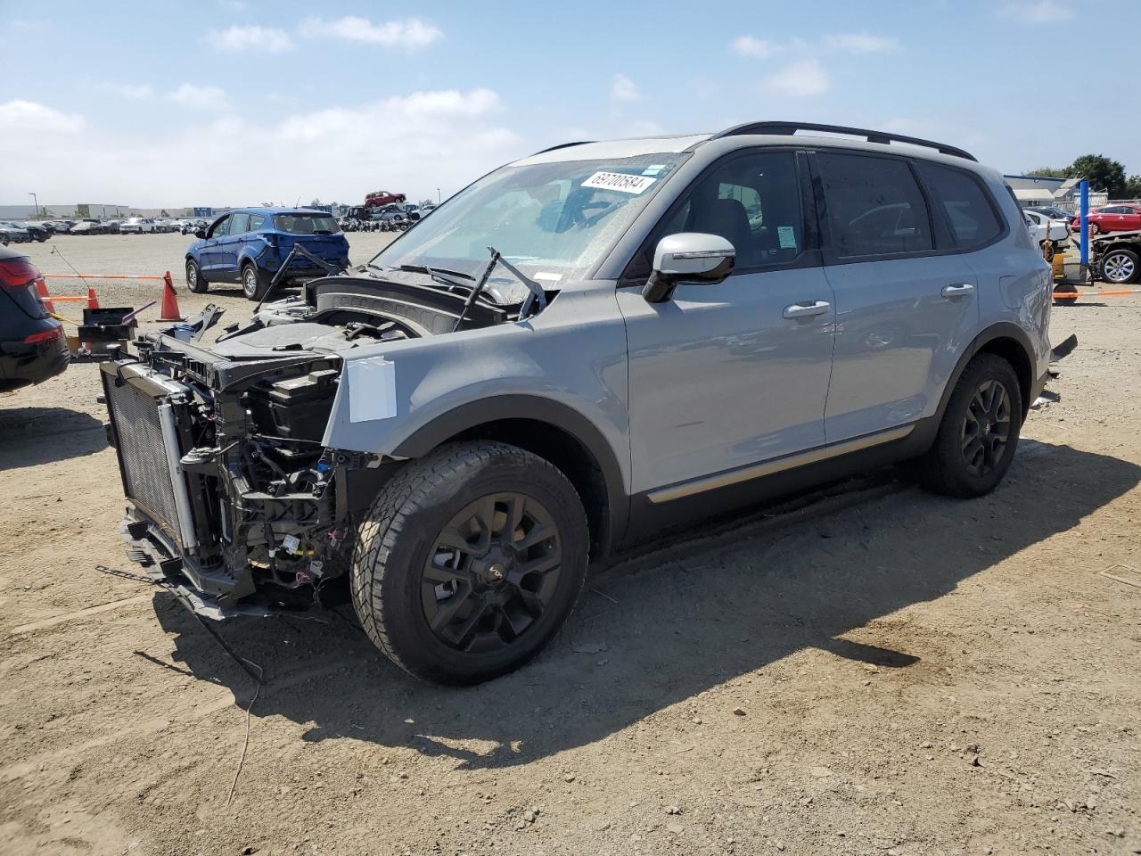 KIA TELLURIDE 2023 gray  gas 5XYP5DGC9PG379656 photo #1