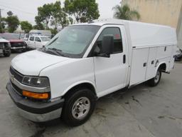 CHEVROLET EXPRESS G3 2019 white  flexible fuel 1GB0GRFG3K1368372 photo #3