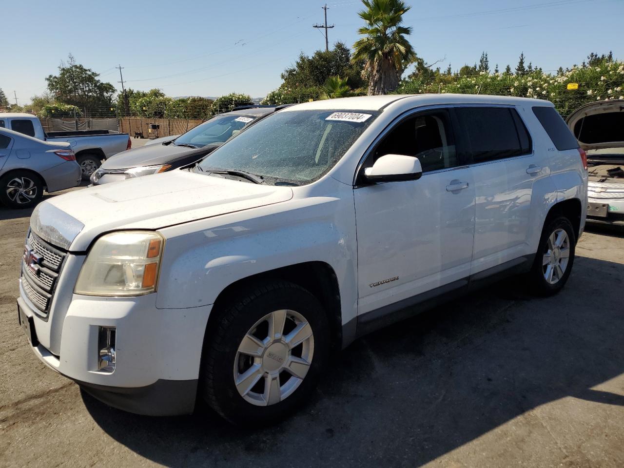 GMC TERRAIN SL 2012 white  flexible fuel 2GKALMEK0C6286316 photo #1