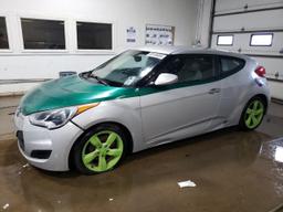 HYUNDAI VELOSTER 2012 two tone coupe 3d gas KMHTC6AD4CU058341 photo #2