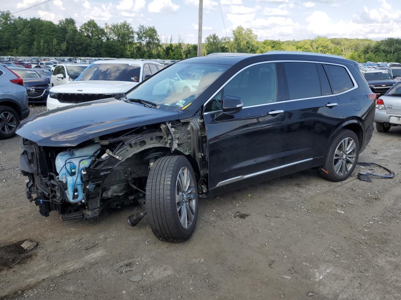 CADILLAC XT6 PREMIU 2021 black  gas 1GYKPDRS7MZ177785 photo #1