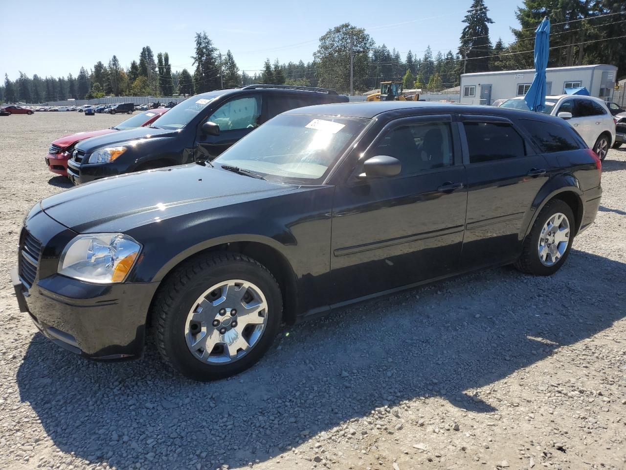 DODGE MAGNUM SE 2006 black  gas 2D8FV47T76H141348 photo #1