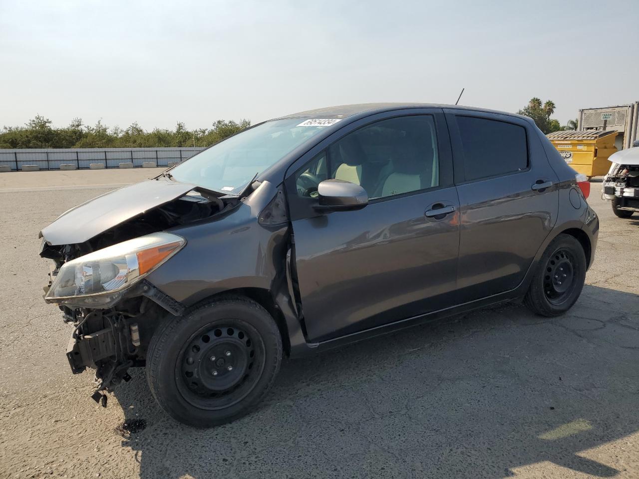 TOYOTA YARIS 2012 gray  gas JTDKTUD36CD530935 photo #1