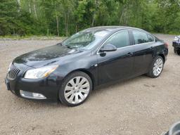 BUICK REGAL CXL 2011 black sedan 4d flexible fuel W04G15GV4B1079982 photo #2