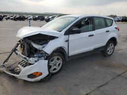 FORD ESCAPE S 2019 white  gas 1FMCU0F73KUA17727 photo #2