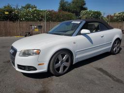 AUDI A4 S-LINE 2007 white  gas WAUBF48H17K018981 photo #2