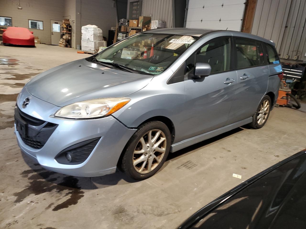 MAZDA 5 2012 blue  gas JM1CW2CL6C0141611 photo #1