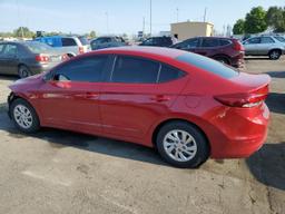 HYUNDAI ELANTRA SE 2018 red  gas KMHD74LF5JU451385 photo #3