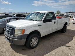 FORD F150 2010 white  gas 1FTMF1CW9AKA22851 photo #2