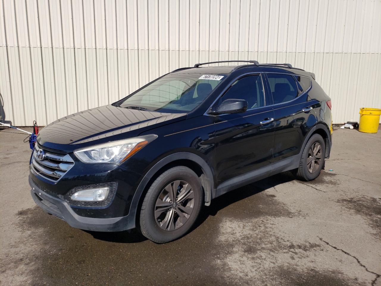 HYUNDAI SANTA FE S 2015 black 4dr spor gas 5XYZU3LB8FG276925 photo #1