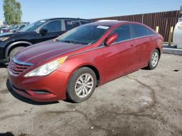 HYUNDAI SONATA GLS 2013 red sedan 4d gas 5NPEB4AC7DH543354 photo #2