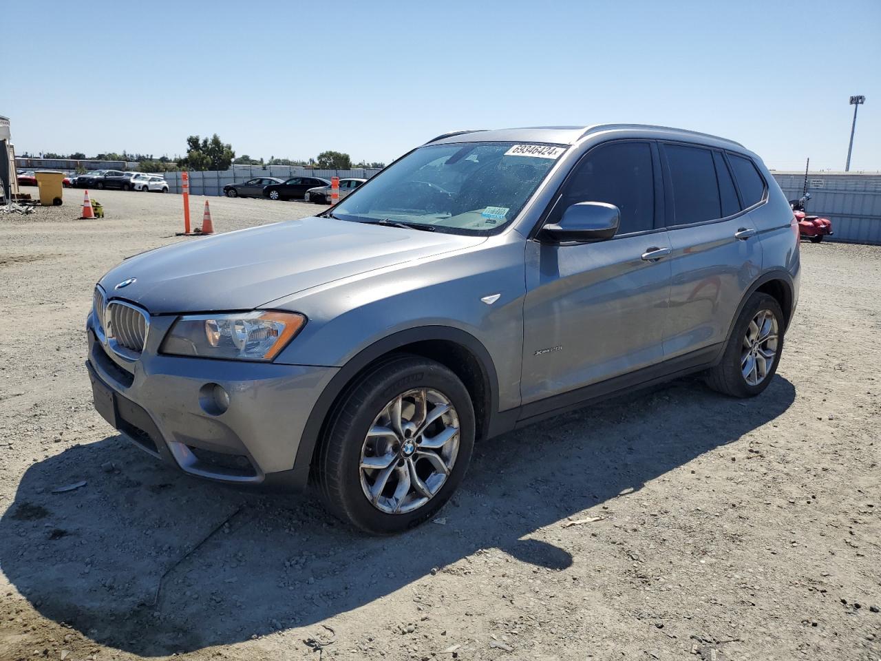 BMW X3 XDRIVE2 2013 gray 4dr spor gas 5UXWX9C57D0A31836 photo #1