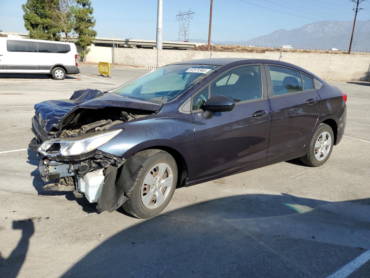 CHEVROLET CRUZE LS 2016 blue  gas 1G1BC5SM3G7282514 photo #1