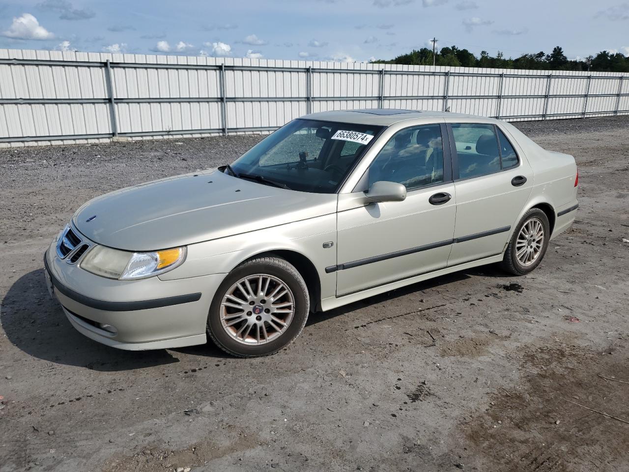 SAAB 9-5 ARC 2005 beige sedan 4d gas YS3ED49A853532799 photo #1