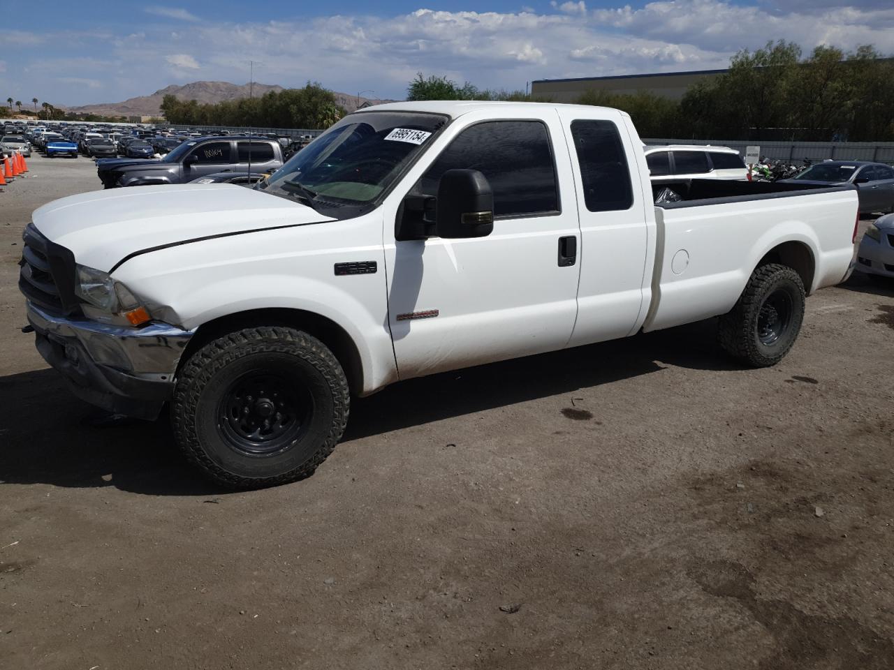 FORD F250 SUPER 2003 white  diesel 1FTNX20P53ED29164 photo #1