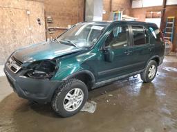 HONDA CR-V EX 2003 green 4dr spor gas SHSRD78803U143088 photo #2