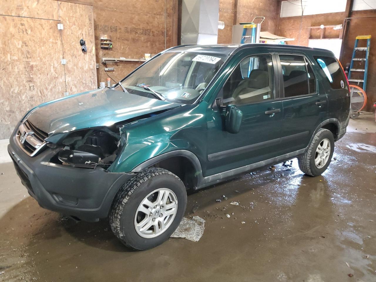 HONDA CR-V EX 2003 green 4dr spor gas SHSRD78803U143088 photo #1