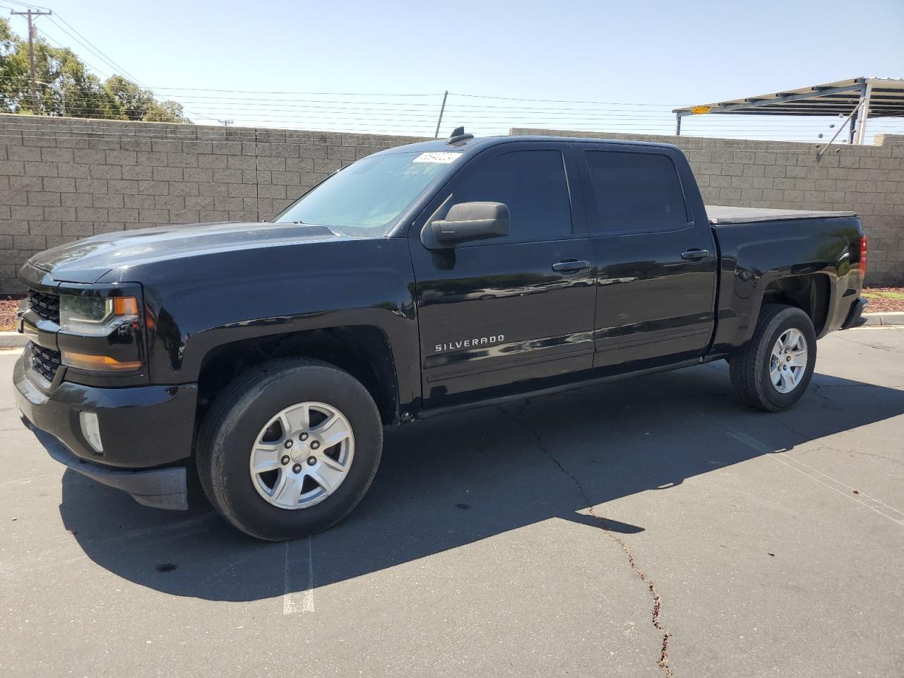 CHEVROLET SILVERADO 2016 black  gas 3GCUCRER2GG361207 photo #1