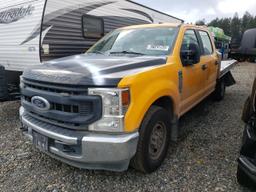 FORD F250 SUPER 2021 yellow  gas 1FT7W2A67MEC44202 photo #2