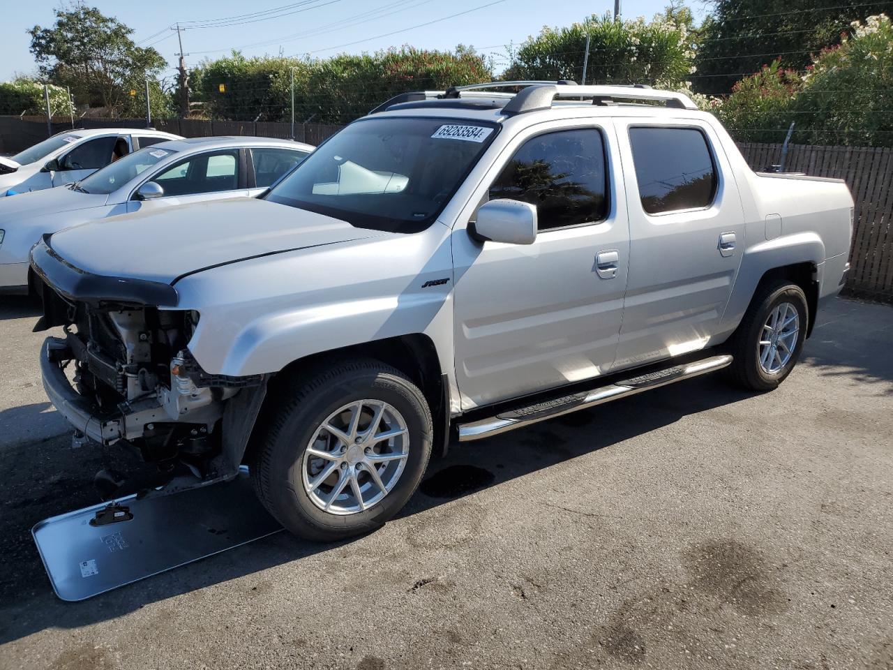 HONDA RIDGELINE 2008 gray  gas 2HJYK16578H514047 photo #1