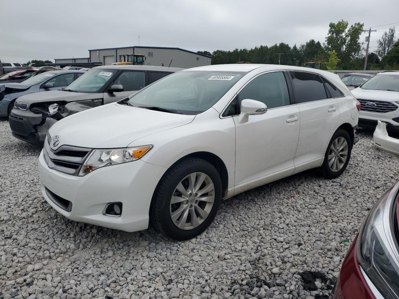 TOYOTA VENZA LE 2014 white 4dr spor gas 4T3BA3BB6EU063032 photo #1