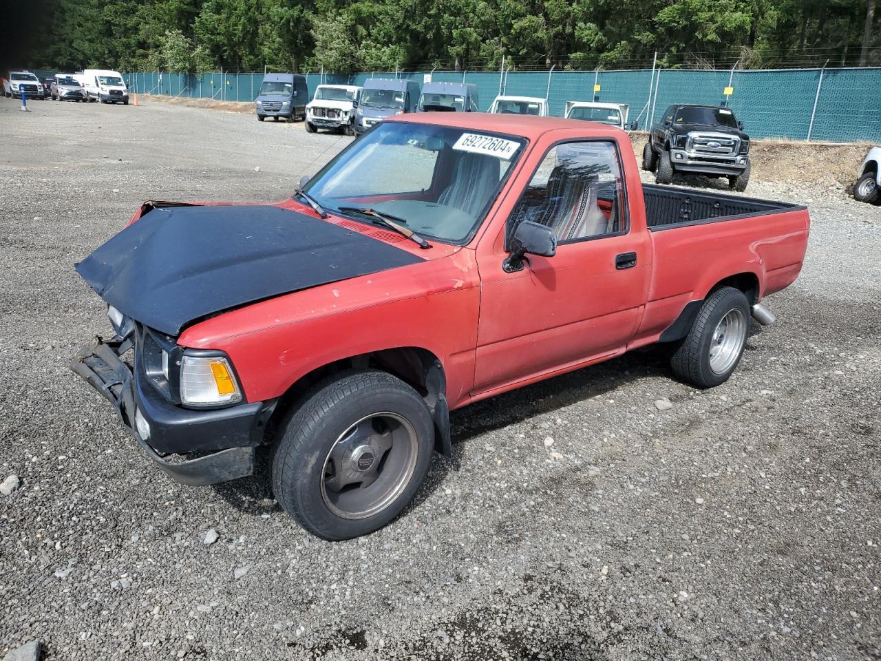 TOYOTA PICKUP 1/2 1992 red  gas JT4RN81A3N0105069 photo #1