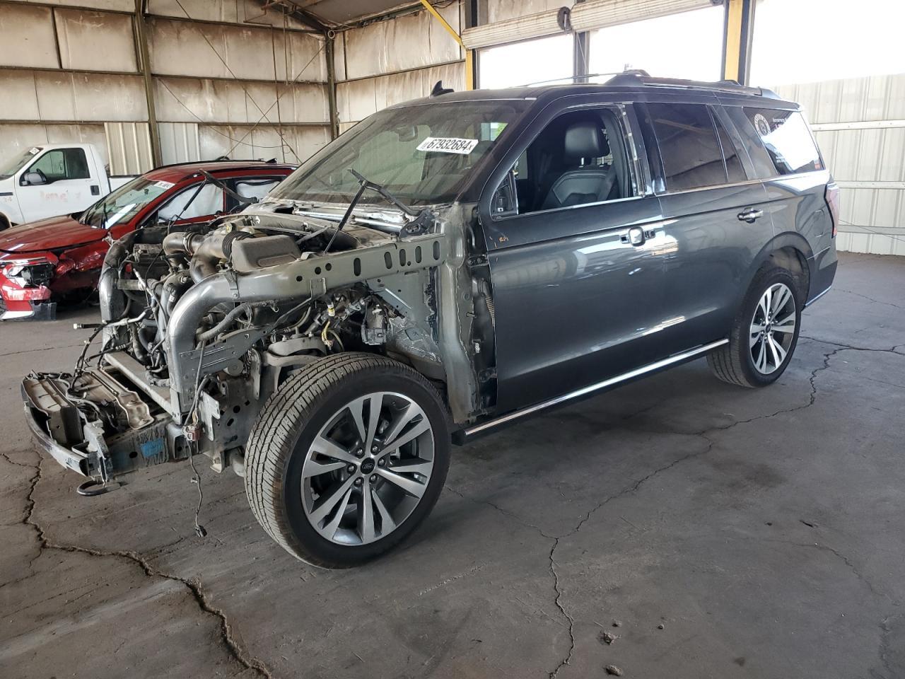 FORD EXPEDITION 2021 gray  gas 1FMJU2AT6MEA85041 photo #1