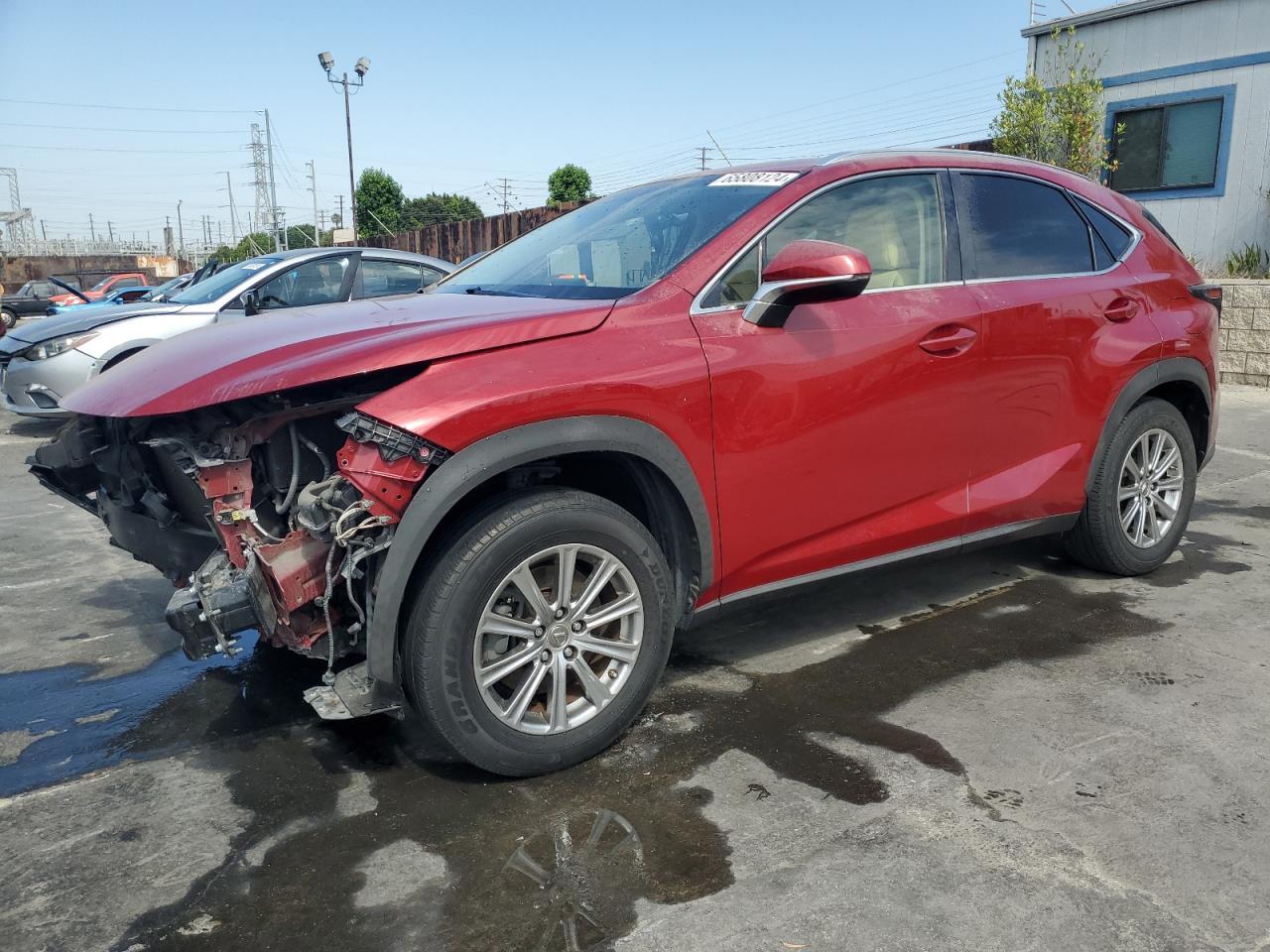 LEXUS NX 200T 2015 red  gas JTJYARBZ0F2005807 photo #1