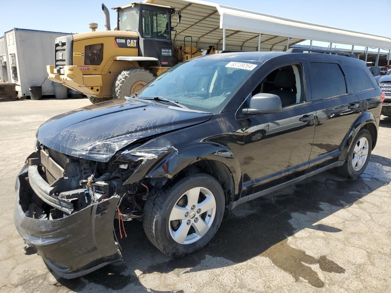 DODGE JOURNEY SE 2012 black  gas 3C4PDCAB3CT214394 photo #1