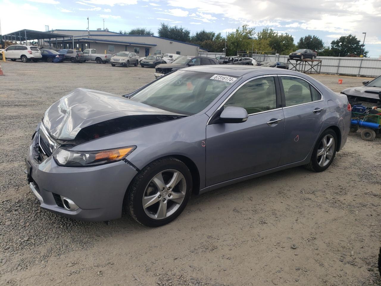 ACURA TSX TECH 2013 gray  gas JH4CU2F62DC008340 photo #1