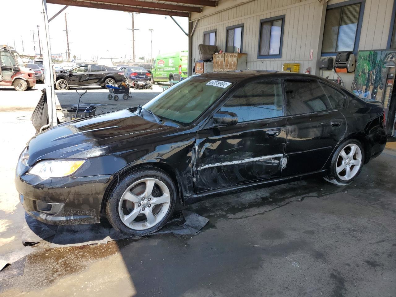 SUBARU LEGACY 2.5 2008 black  gas 4S3BL616787211690 photo #1