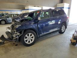 TOYOTA HIGHLANDER 2013 blue  gas 5TDBK3EH5DS210518 photo #2