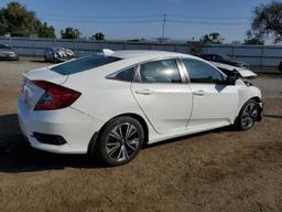 HONDA CIVIC EXL 2017 white  gas 2HGFC1F71HH658043 photo #4