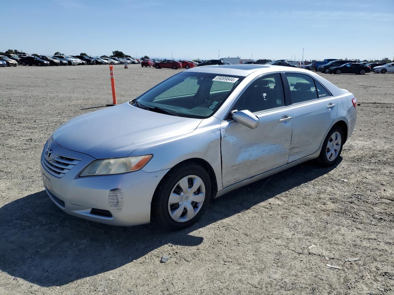 TOYOTA CAMRY CE 2007 silver  gas JTNBE46K273094557 photo #1