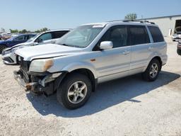 HONDA PILOT EX 2006 silver  gas 2HKYF18706H502074 photo #2