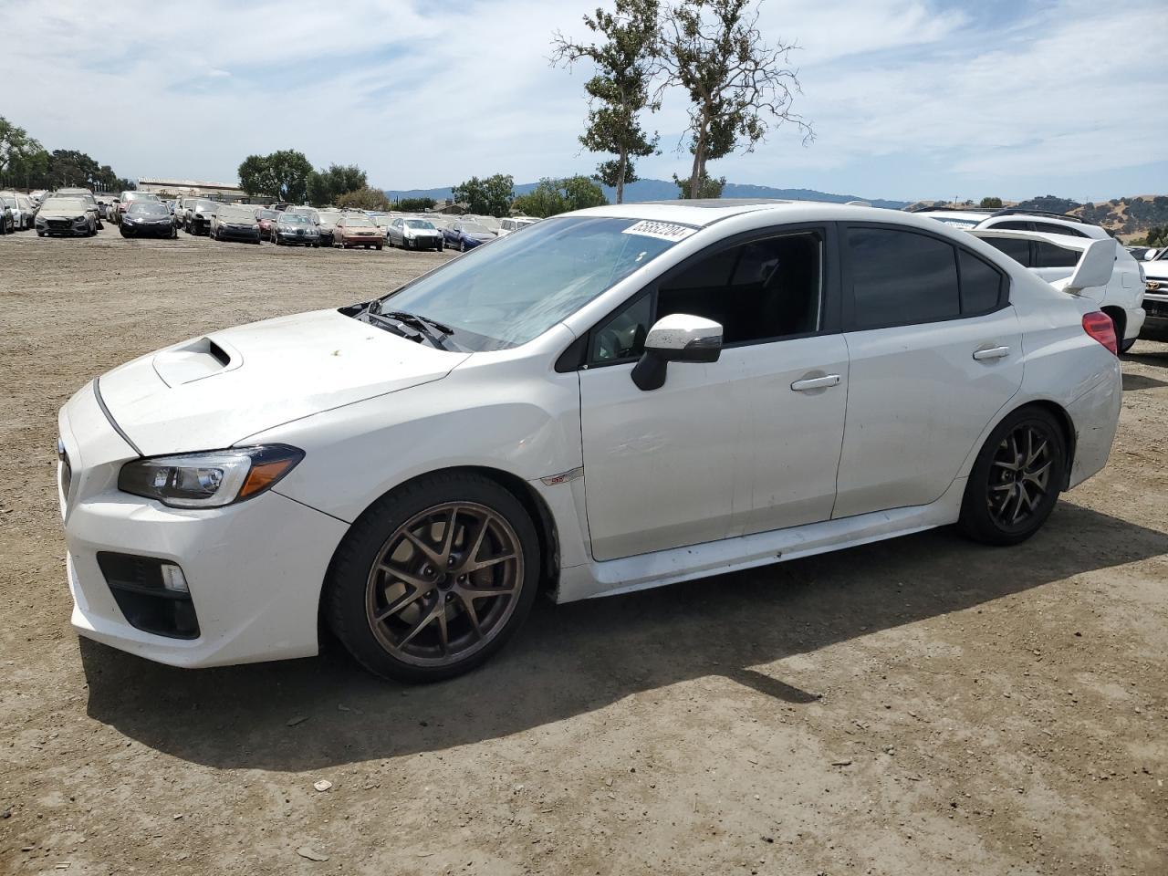 SUBARU WRX STI LI 2017 white  gas JF1VA2Y68H9841780 photo #1