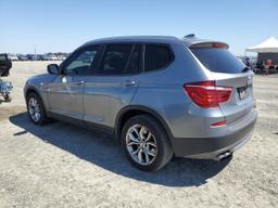 BMW X3 XDRIVE2 2013 gray 4dr spor gas 5UXWX9C57D0A31836 photo #3