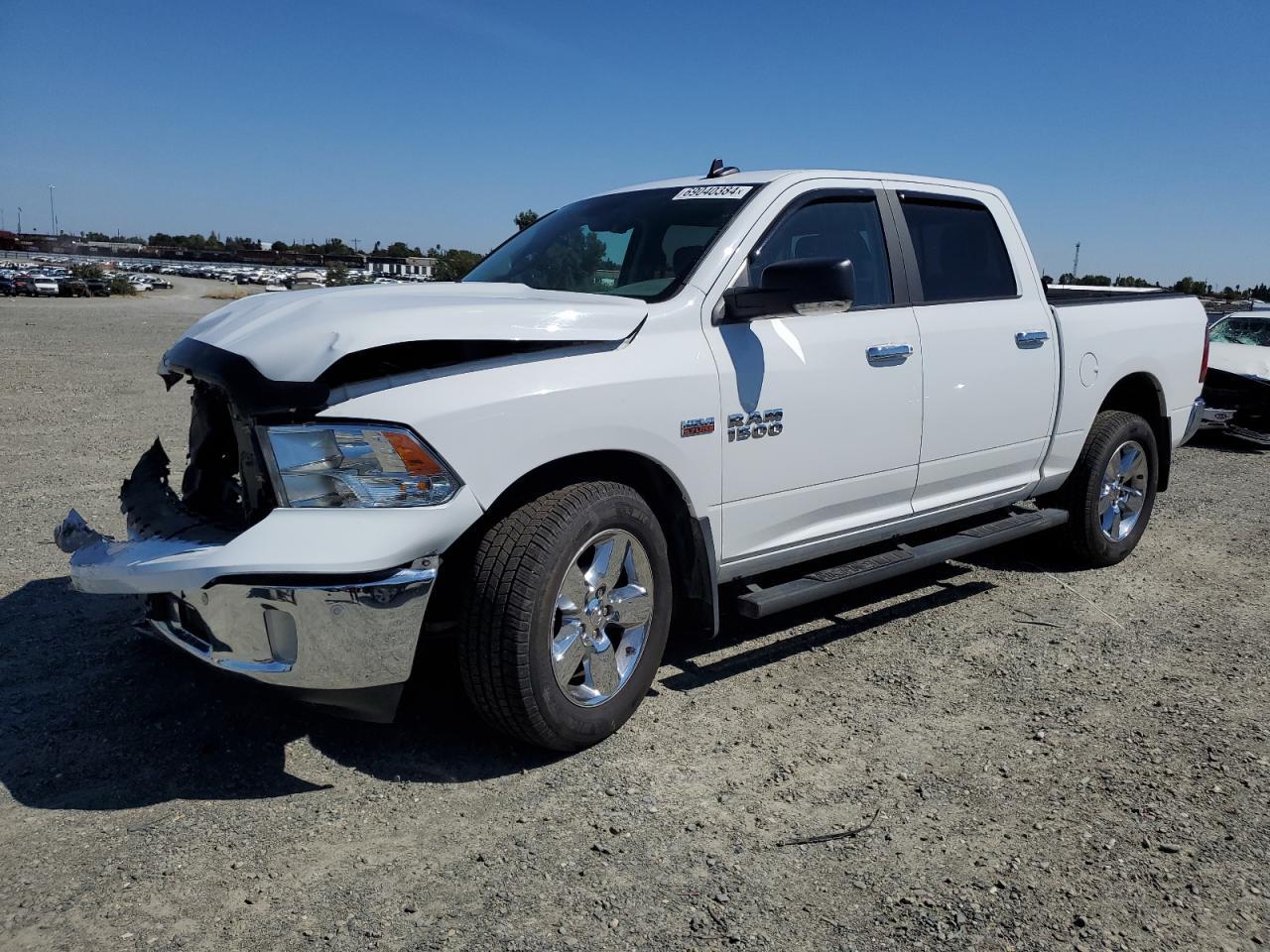 RAM 1500 SLT 2018 white  gas 3C6RR7LT8JG135615 photo #1