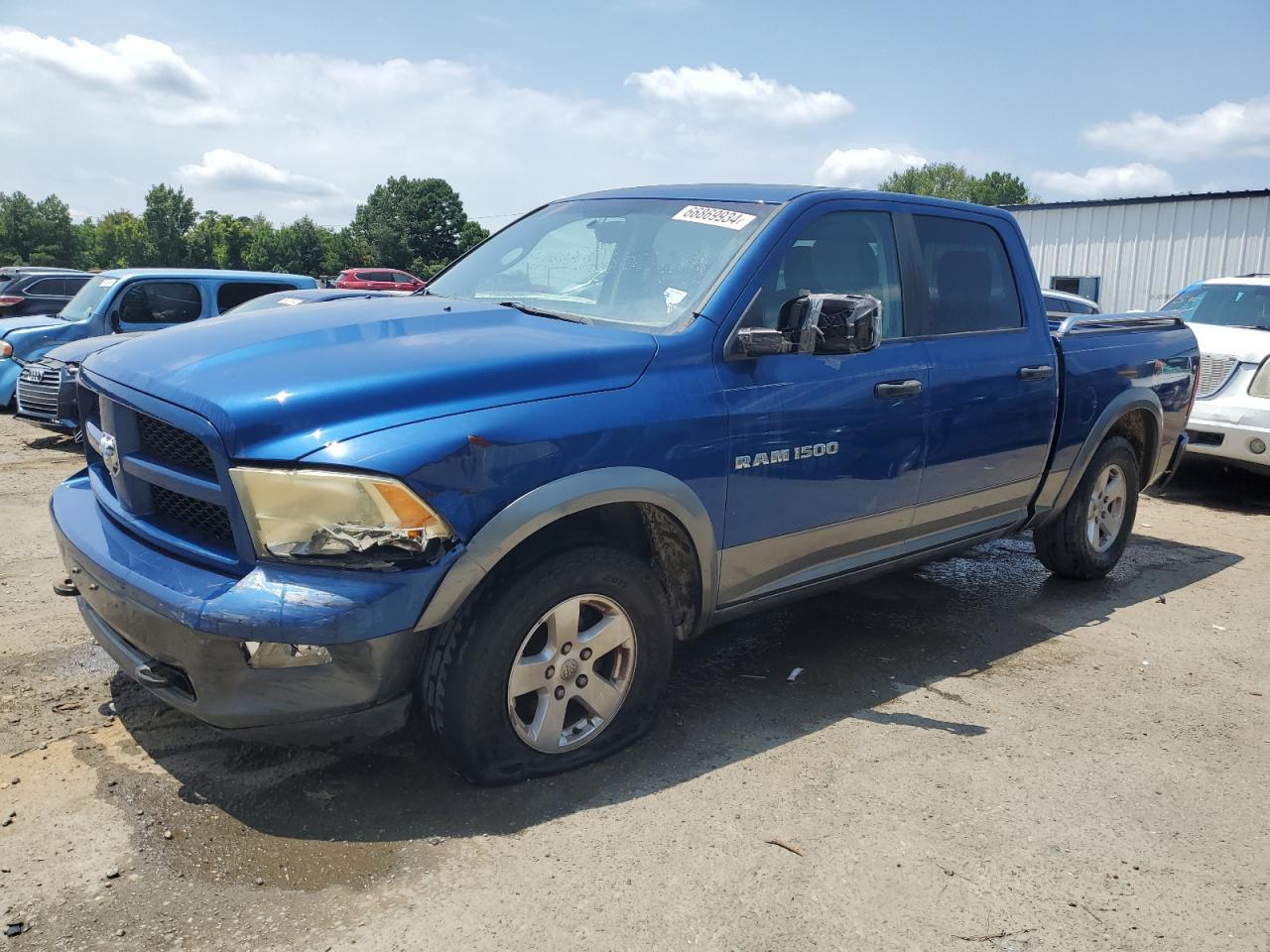 DODGE RAM 1500 2011 blue  gas 1D7RB1CP5BS539789 photo #1