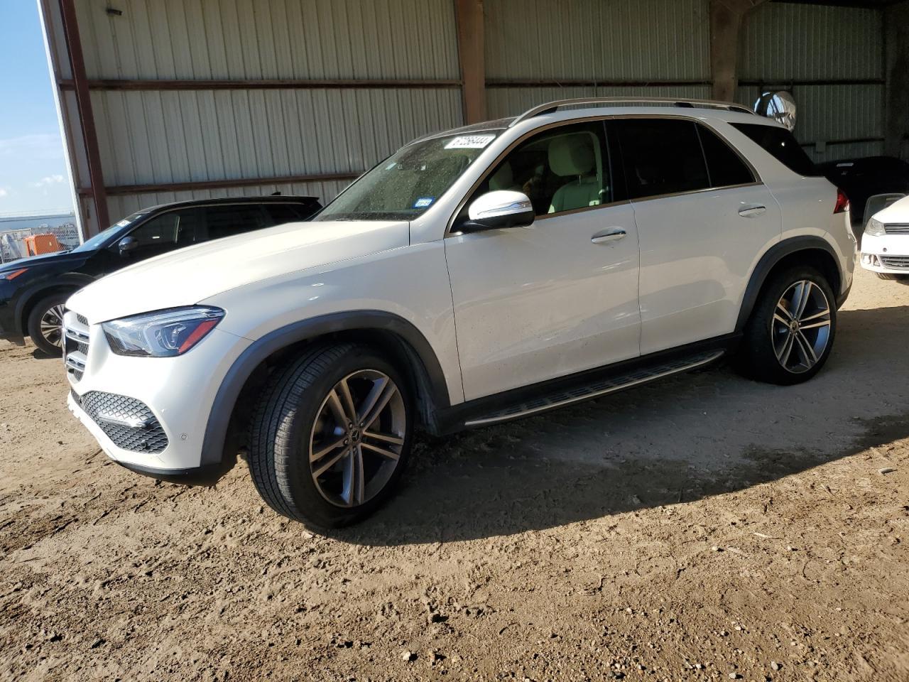 MERCEDES-BENZ GLE 350 2021 white  gas 4JGFB4JB1MA358764 photo #1