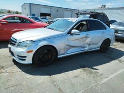 MERCEDES-BENZ C 250 2013 silver  gas WDDGF4HB6DR272781 photo #2