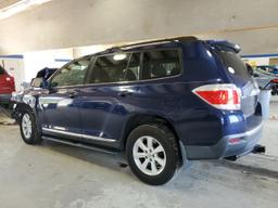 TOYOTA HIGHLANDER 2013 blue  gas 5TDBK3EH5DS210518 photo #3