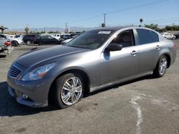 INFINITI G37 BASE 2013 gray sedan 4d gas JN1CV6AP6DM712009 photo #2