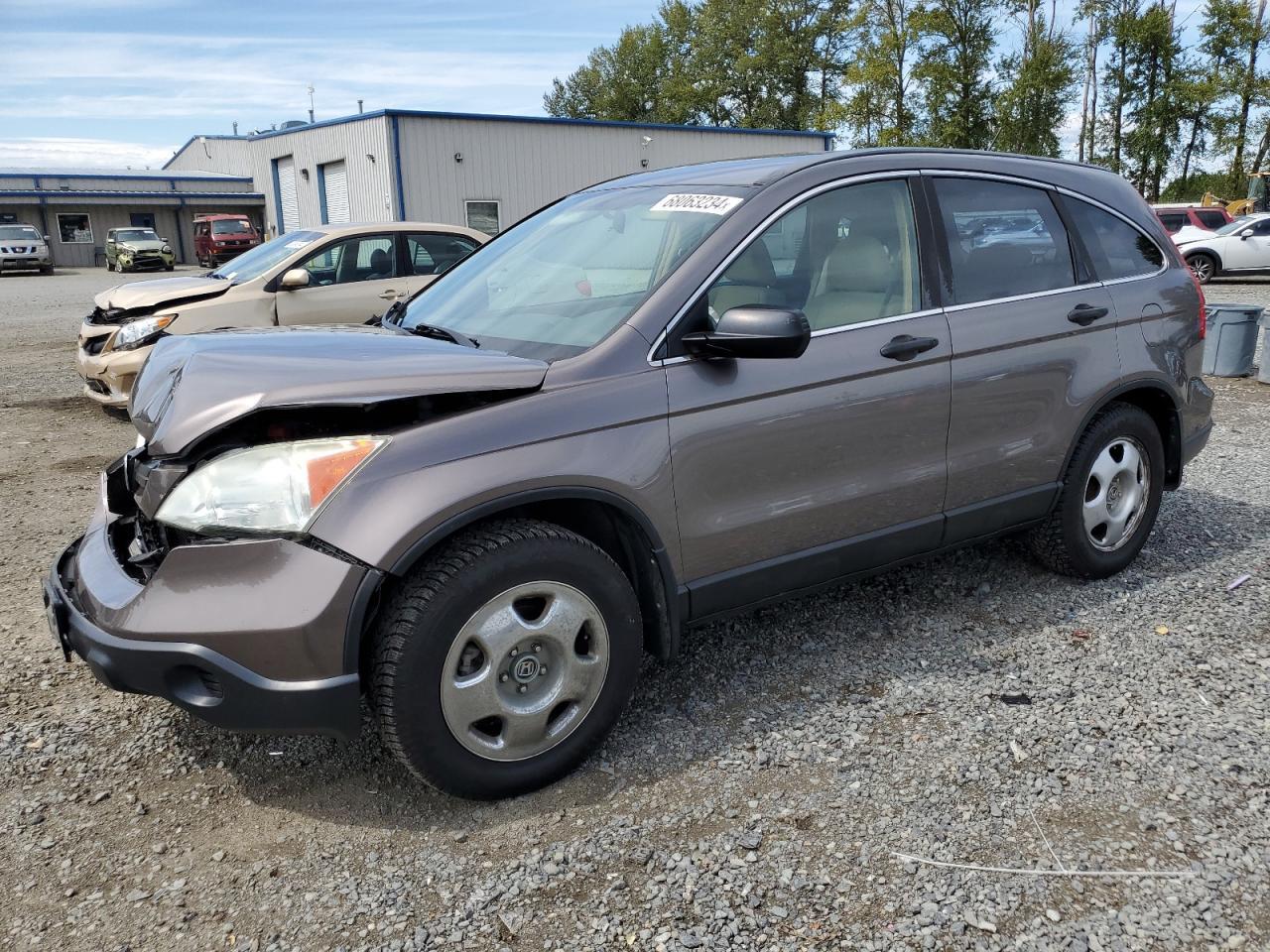 HONDA CR-V LX 2009 brown  gas 5J6RE48389L038953 photo #1