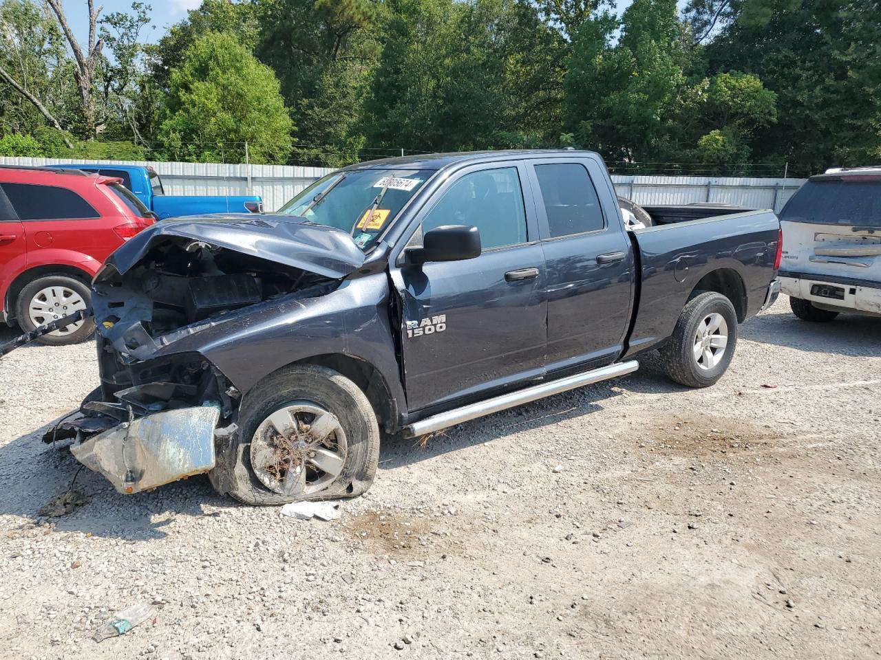 RAM 1500 ST 2017 black crew pic flexible fuel 1C6RR6FGXHS855753 photo #1