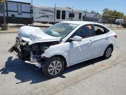 HYUNDAI ACCENT SE 2017 white  gas KMHCT4AE2HU360697 photo #2